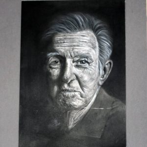 تابلو نقاشی پیرمرد