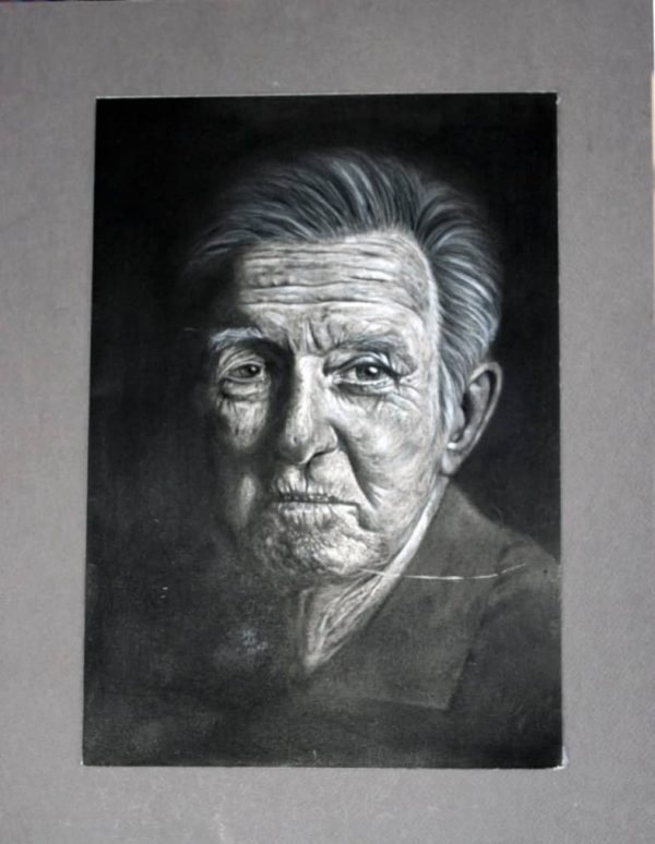 تابلو نقاشی پیرمرد