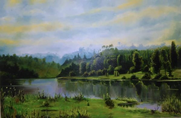 تابلو نقاشی رود شمال