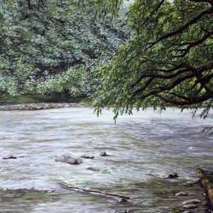 تابلو نقاشی رودخانه