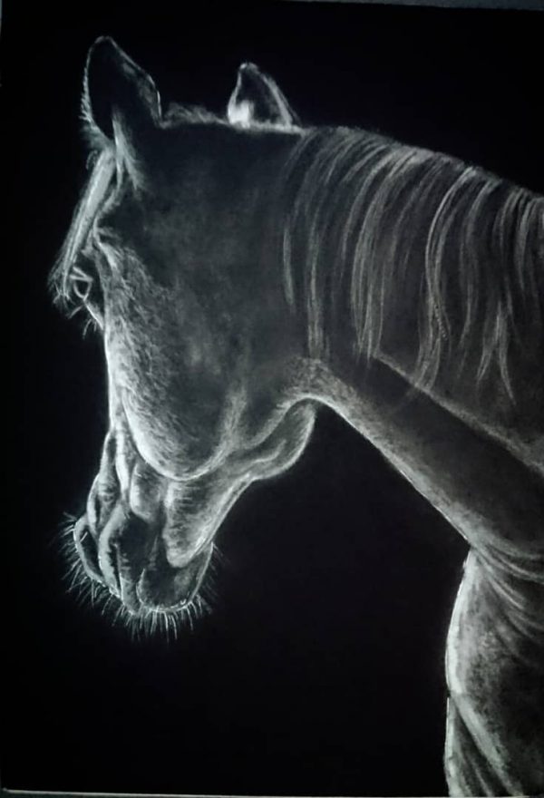 تابلو نقاشی اسب